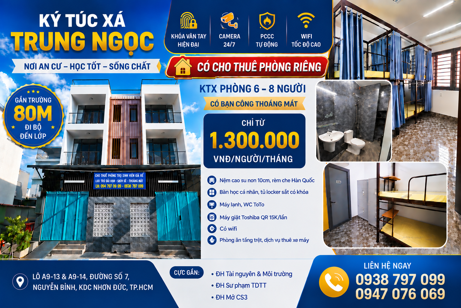 ký túc xá trung ngọc